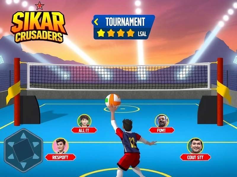 Sikar Volley Crusaders Gameplay Screenshot